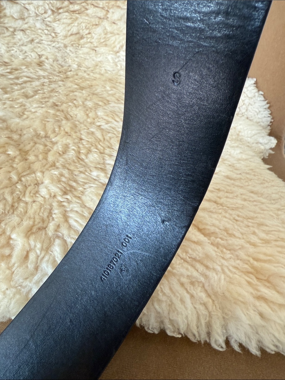 Ralph Lauren Black Suede Wide Belt - Picture 3 of 6